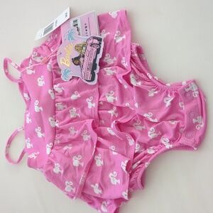 Posh peanut x Barbie ruffle romper 6-12m